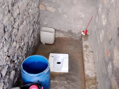 Nepal Trekking Route Toilet
