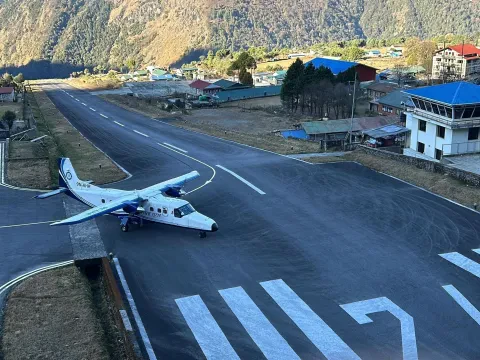 How far is Everest base camp from Lukla?